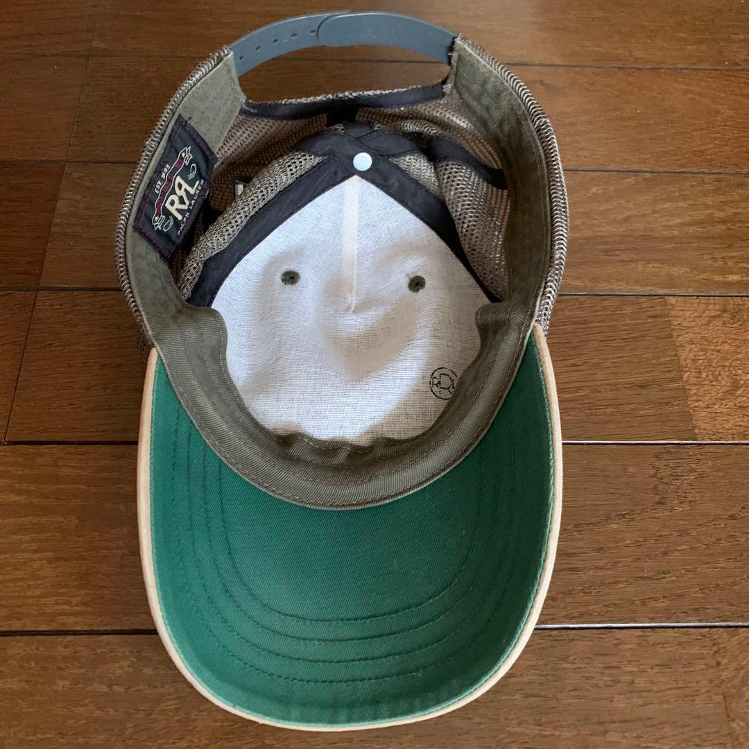 RRL ダブルアールエル ロゴ サティーン トラッカー キャップ