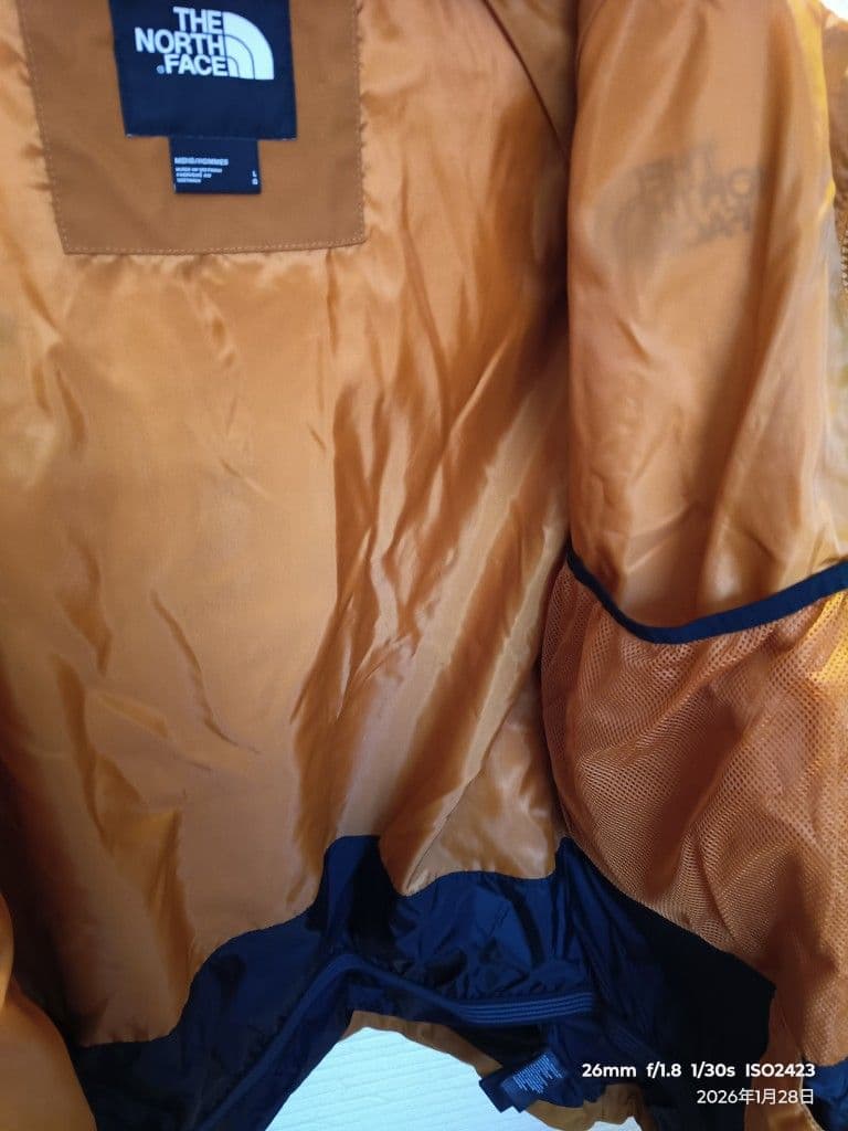 T*様 THE NORTH FACE マウンテンパーカー 茶/白 サイズUS：Ｌ