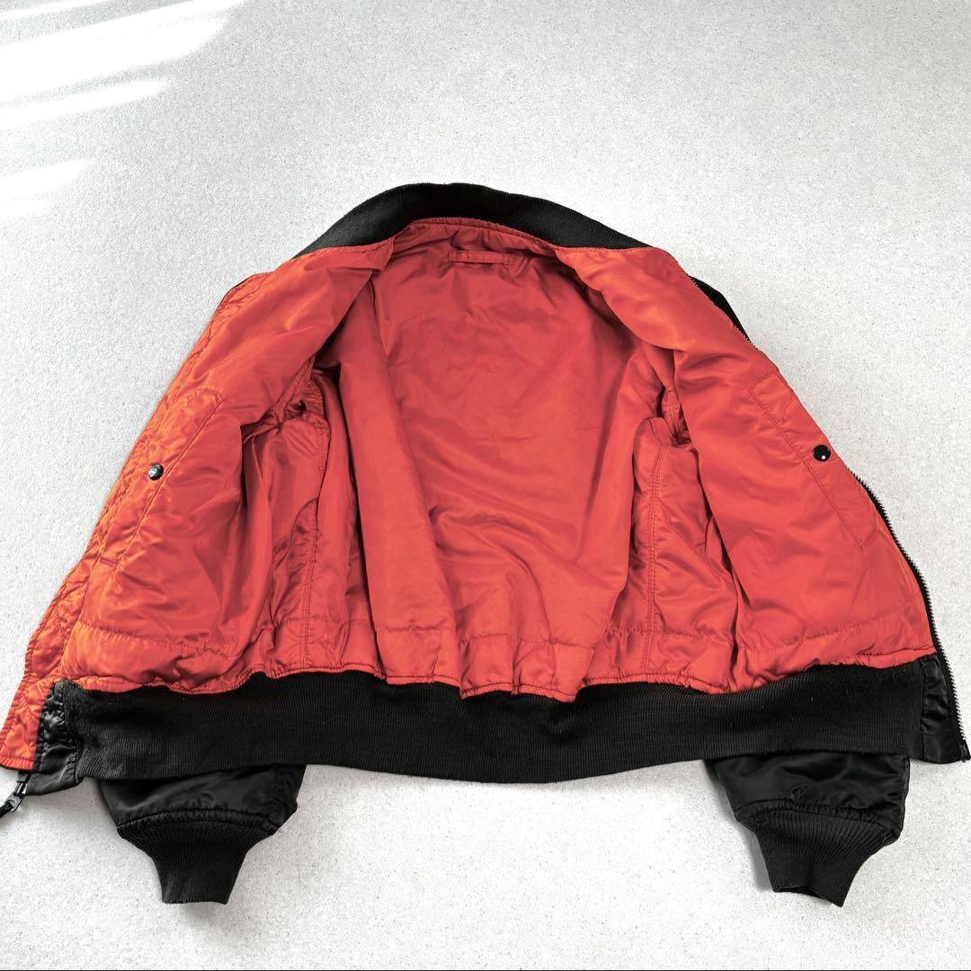 USA製 ALPHA INDUSTRIES ma-1 L 90s 短丈