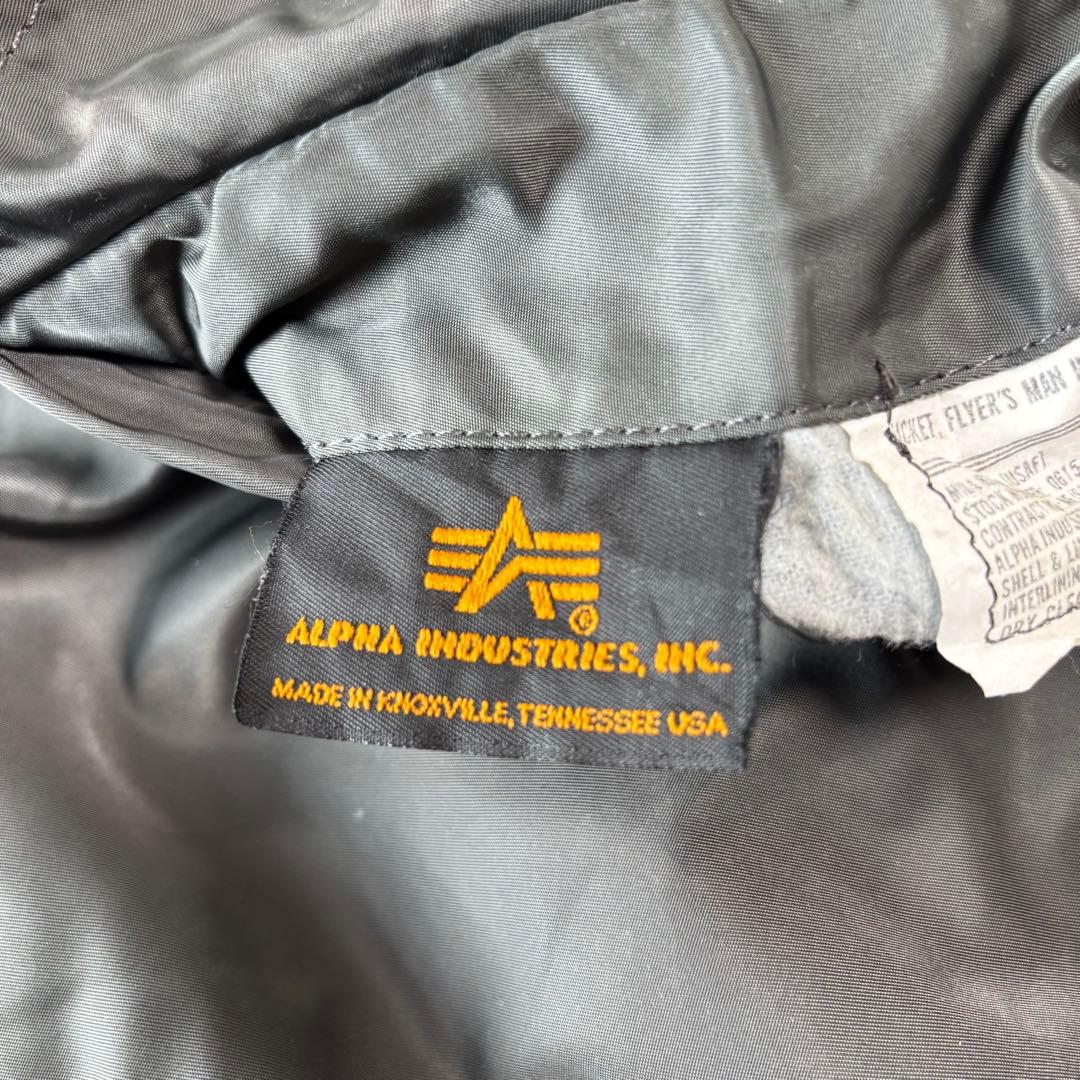 USA製 ALPHA INDUSTRIES ma-1 L 90s 短丈