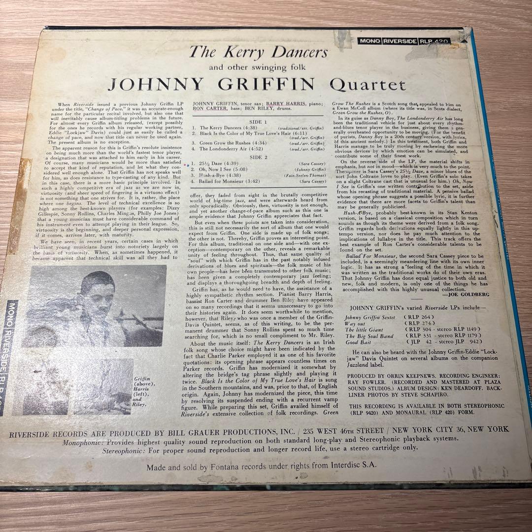 [レコード]Kerry Dancers Johnny Griffin LP