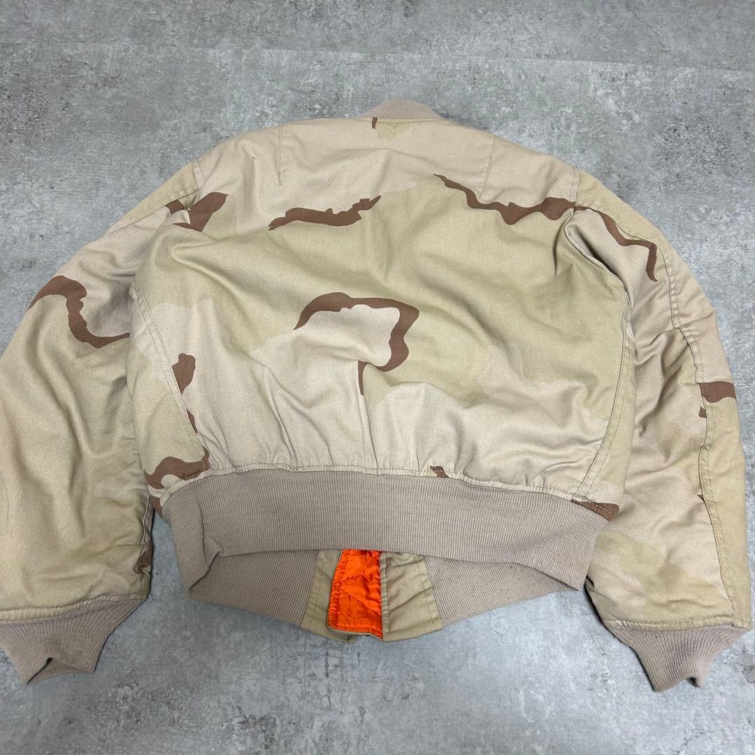 アルファインダストリーズ usa製 旧タグ MA-1 デザートカモ フライト