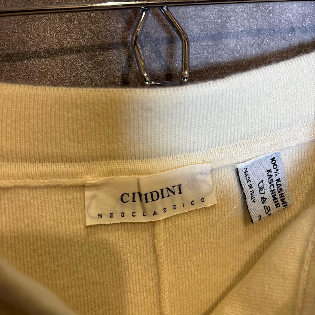 CIVIDINI カシミヤ100% ニットロングスカート イタリア製 90s