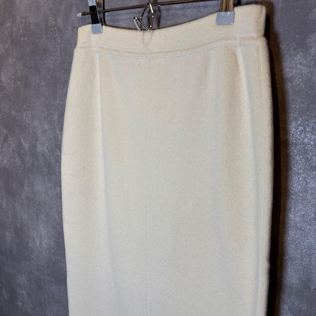 CIVIDINI カシミヤ100% ニットロングスカート イタリア製 90s