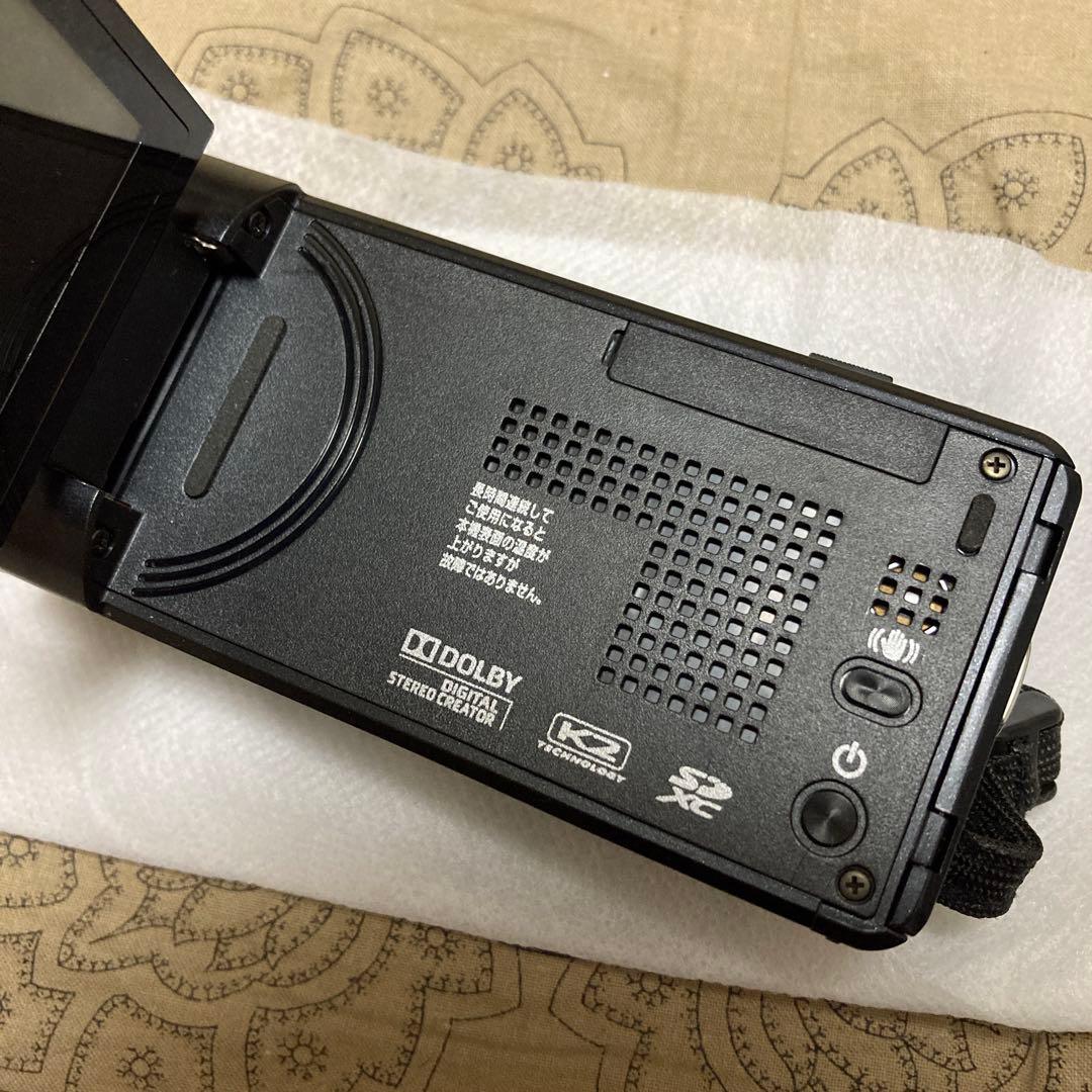 完品 JVC Everio GZ-V590 ブラック ビデオカメラ 美品