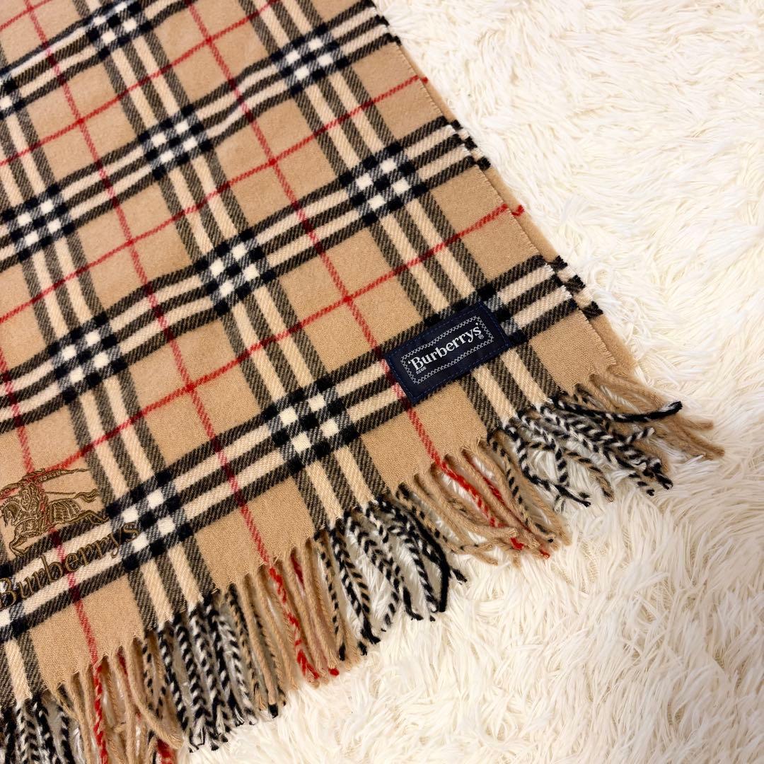 【美品✨Burberry】ノバチェック 膝掛け ブランケット ウール 大判