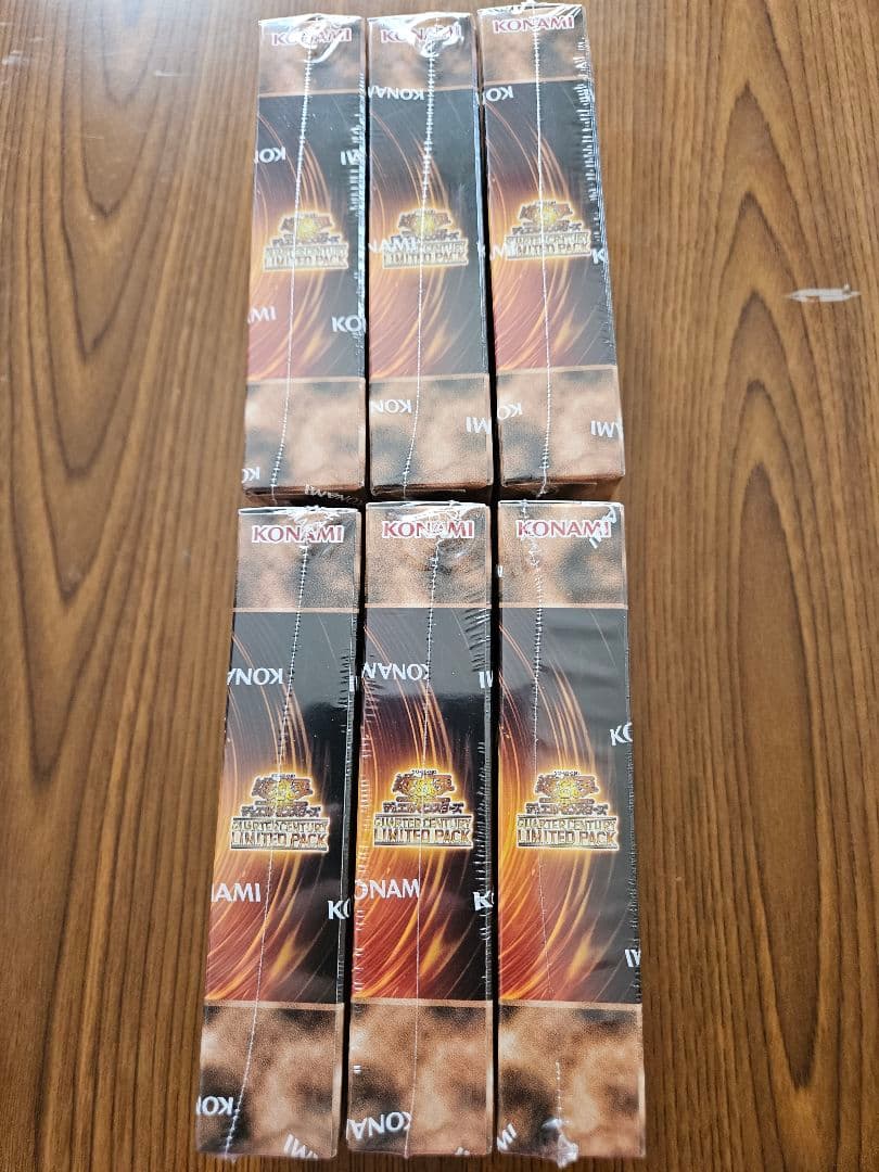 遊戯王OCG 25周年記念　リミテッドパックシュリンク付き 6BOXセット