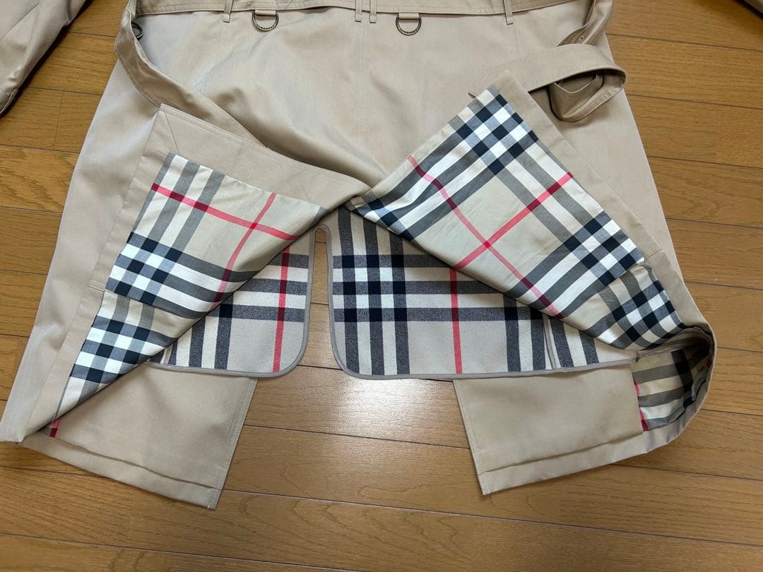 【1度着用とにかく美品】ライナー付きBURBERRY トレンチコート アイボリー