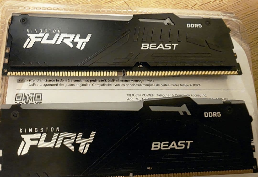 HP　OMENFury Beast純正メモリ　DDR5 16GB (8GB2枚)