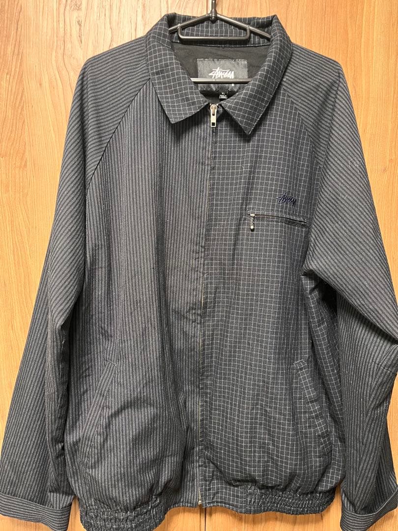 stussy セットアップ　ストライプ&チェック柄