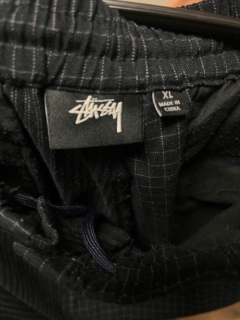 stussy セットアップ　ストライプ&チェック柄