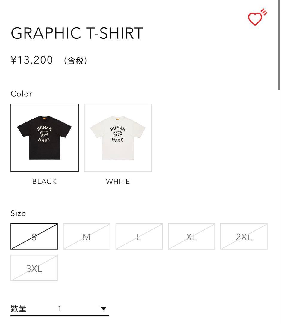 【本日限り】GRAPHIC T-SHIRT BLACK (3XL)