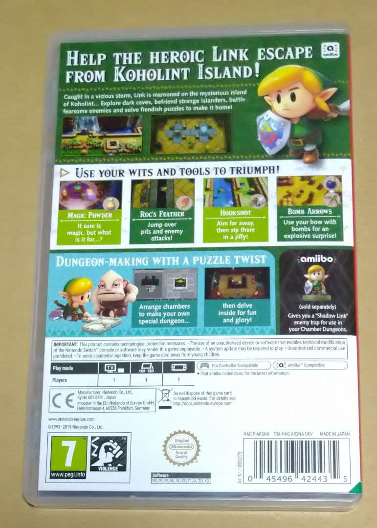【北米版】ゼルダの伝説 夢をみる島 Switch