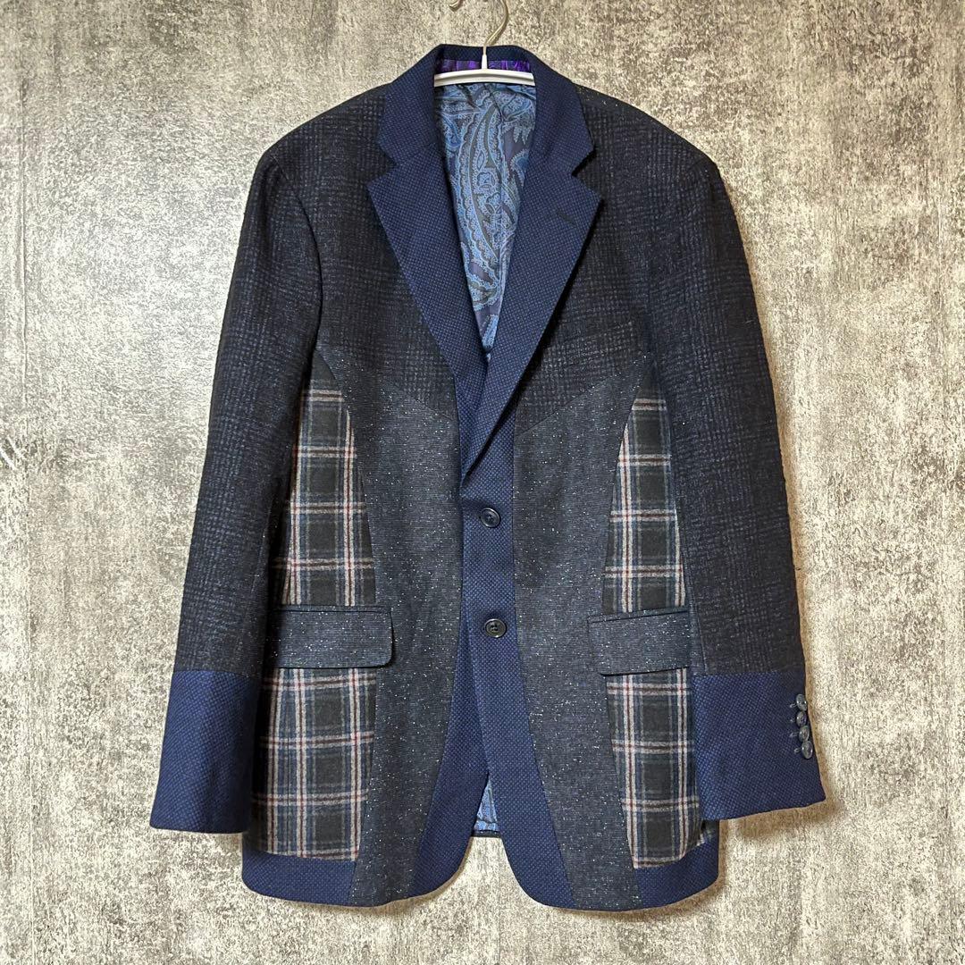 幻の紳士服 14AW ETRO テーラード ジャケット ペイズリー 総裏地