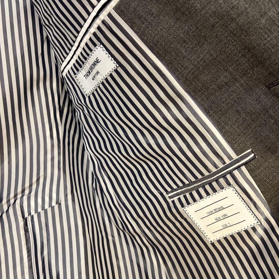 THOM BROWNE グレー テーラードジャケット