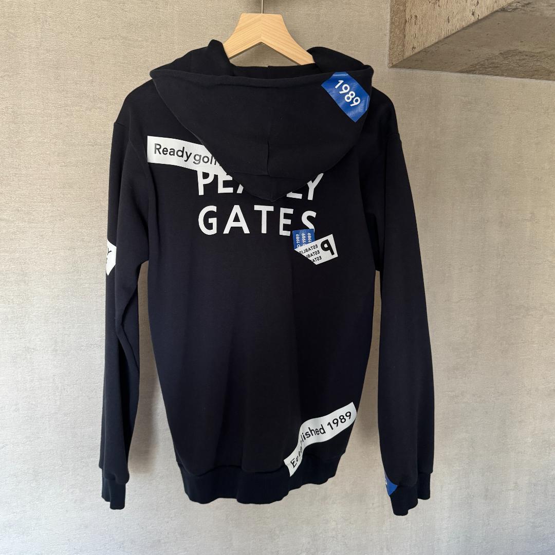 【中古】PEARLY GATES パーリーゲイツ ゴルフ パーカー ネイビー