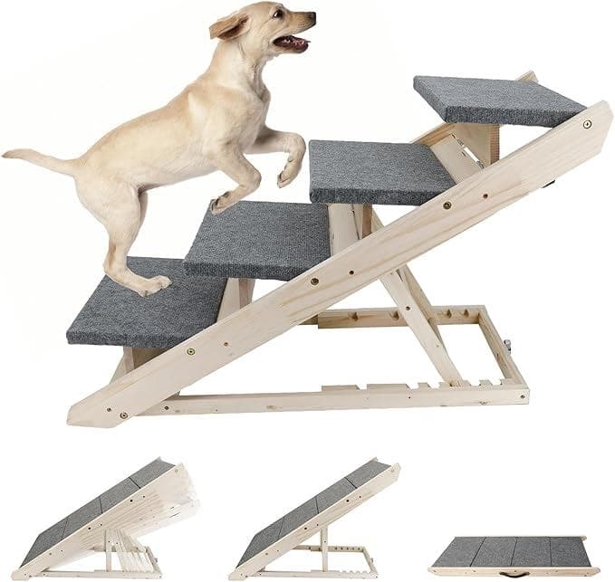 KOOPRO 犬用スロープ ペット階段 2in1 L-両用