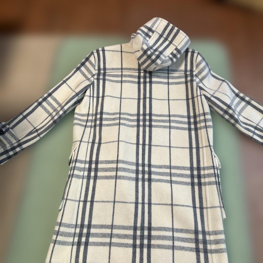 BURBERRY チェック柄 ダッフルコート 40