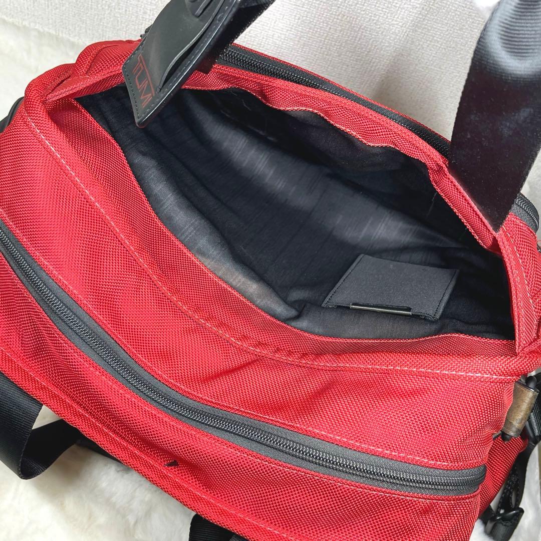 サムTUMI 22155RH ボストン ビジネス　2way バッグ　赤
