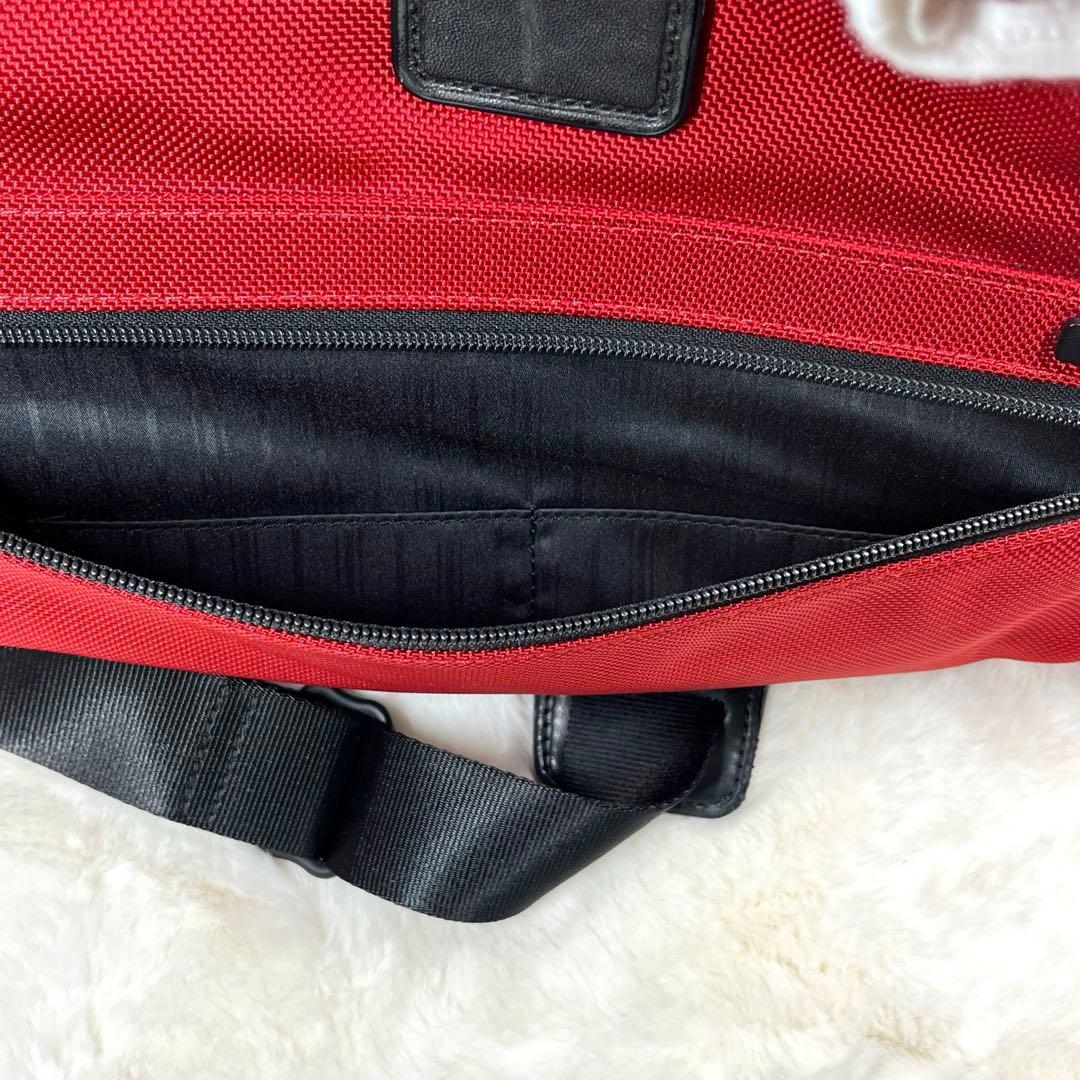 サムTUMI 22155RH ボストン ビジネス　2way バッグ　赤