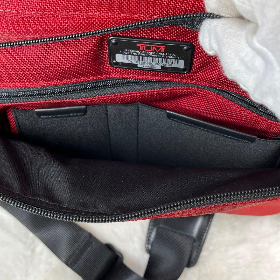 サムTUMI 22155RH ボストン ビジネス　2way バッグ　赤