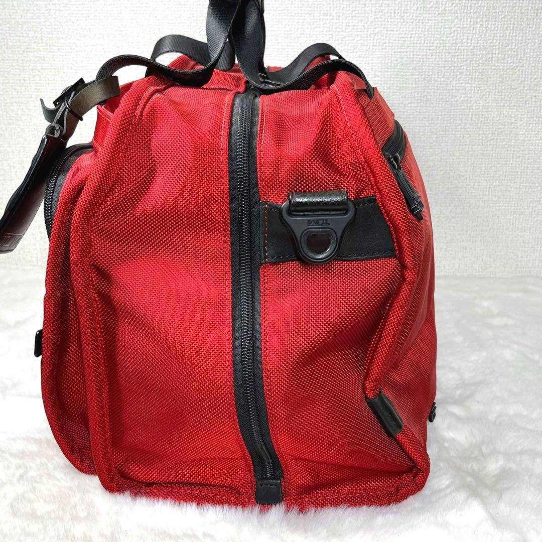 サムTUMI 22155RH ボストン ビジネス　2way バッグ　赤
