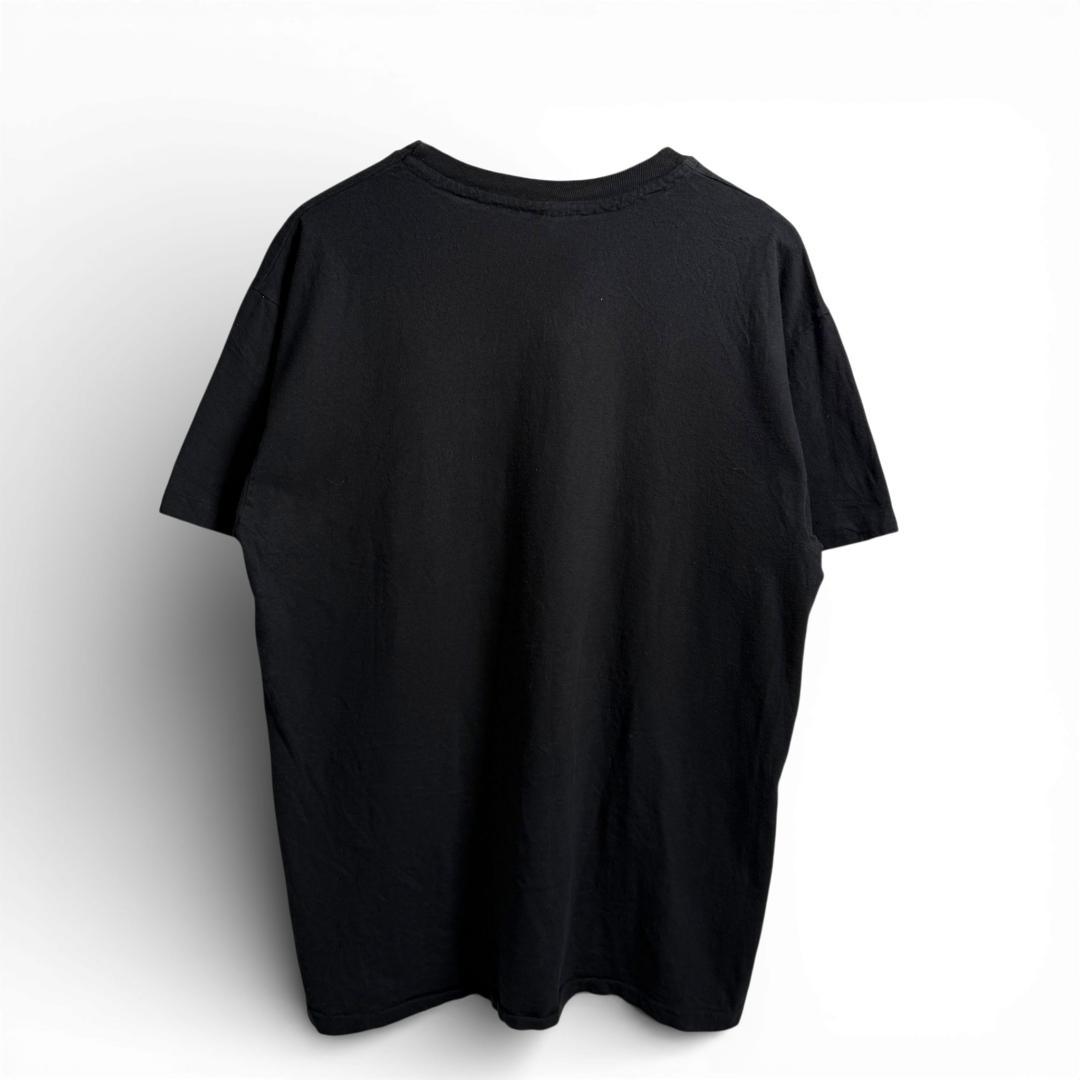 古着 90s USA製 Hanes 無地 Tシャツ 黒 ブラック L F06