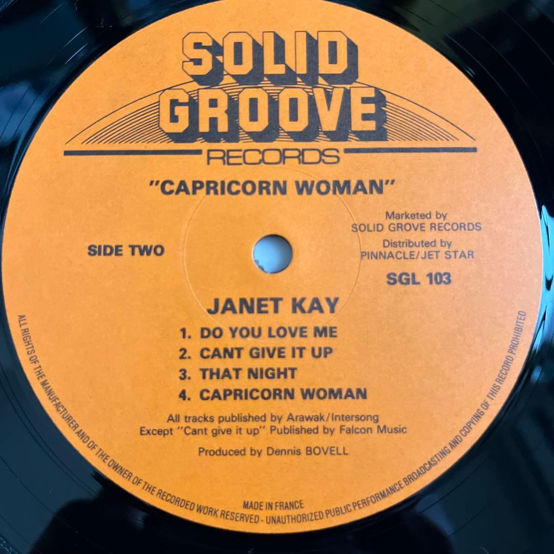 超美品Janet Kay Capricorn Woman オリジナル盤　レコード