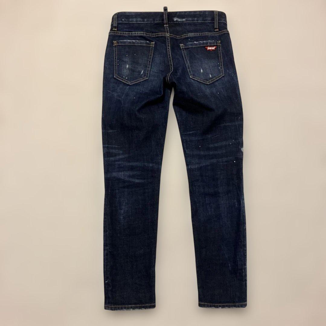 DSQUARED2 ダメージ加工スキニーデニム36