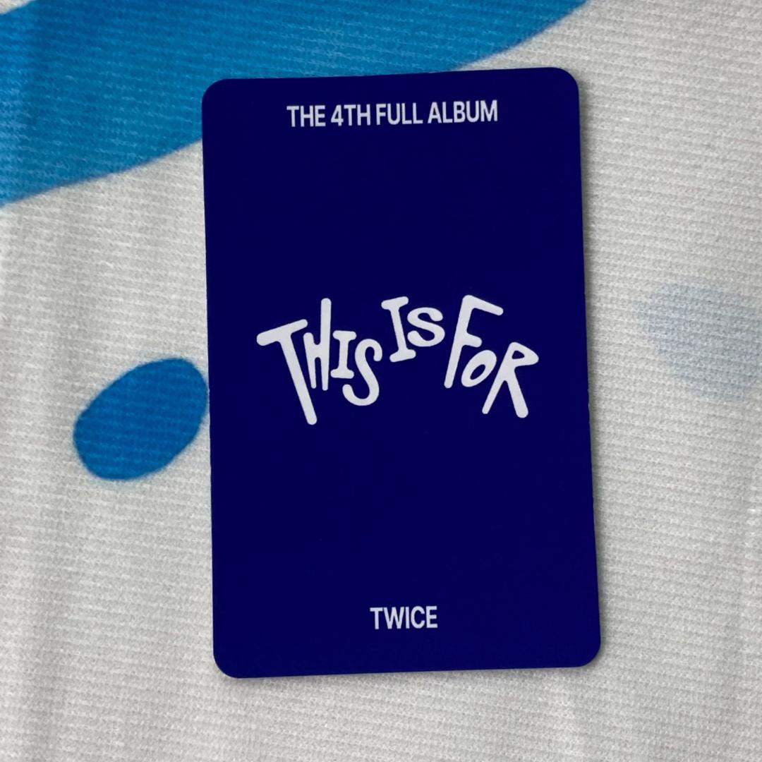 TWICE 7/13 THIS IS FOR 事前収録 サノク モモ トレカ