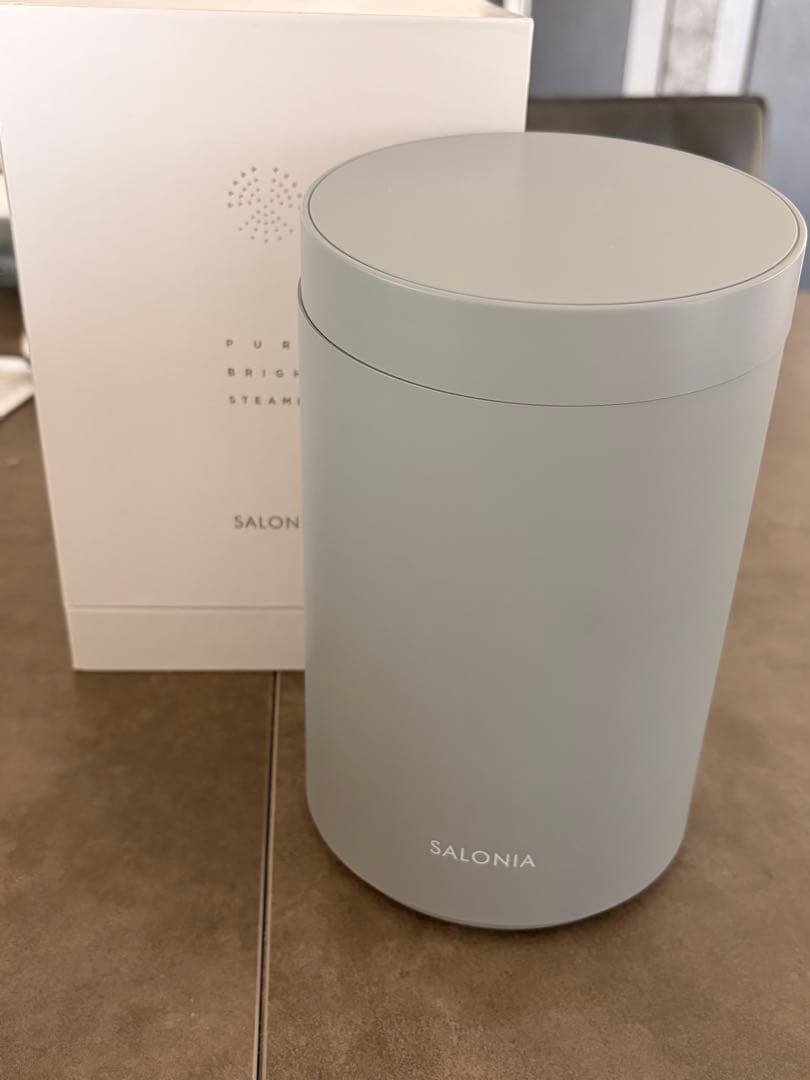 SALONIA サロニア　フェイススチーマー　グレー