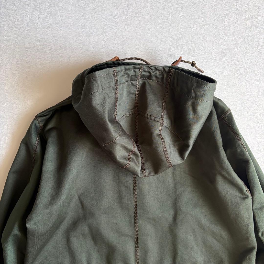 BEAMS +　モッズコート　カーキ　2way　フード　ドロスト　ジャケット