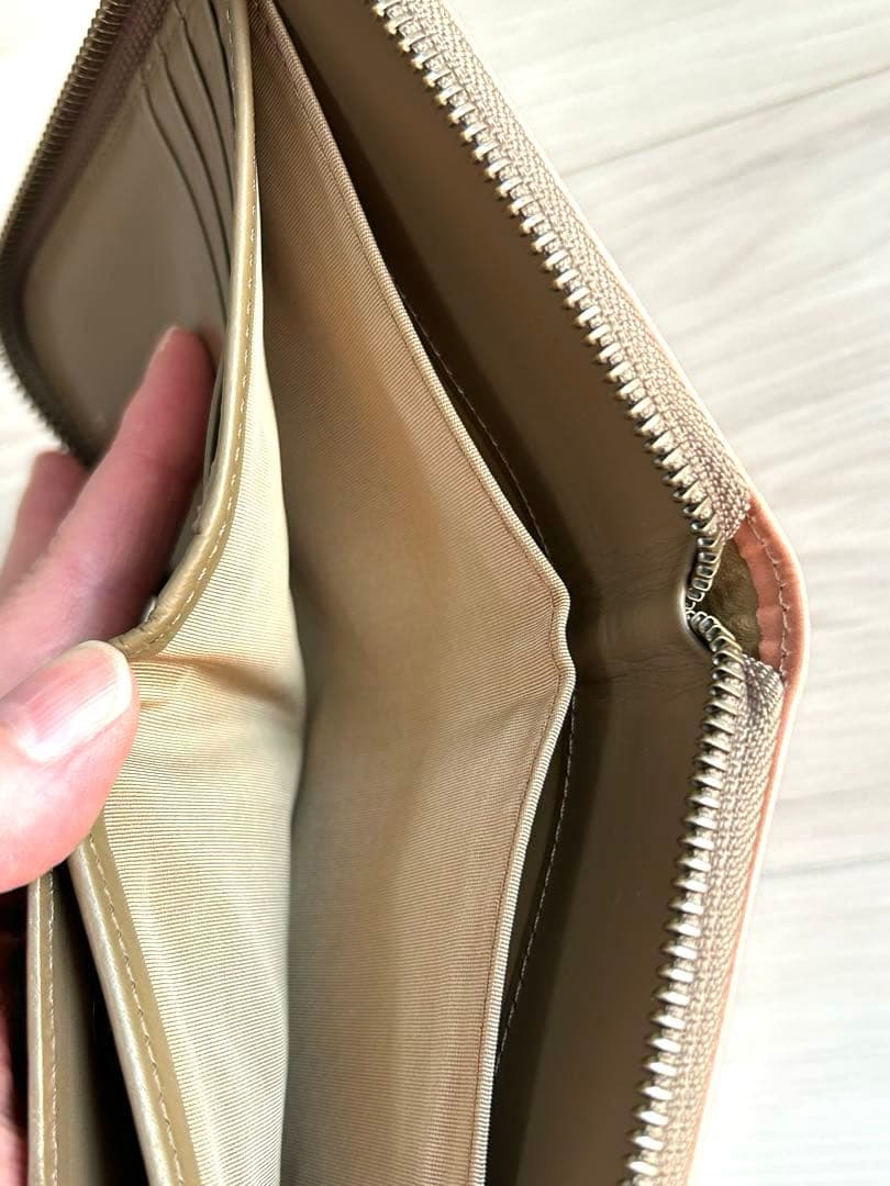 【美品】ハヤシヒロコ 二つ折り財布 CERTO（チェルト）ファスナー式 ピンク