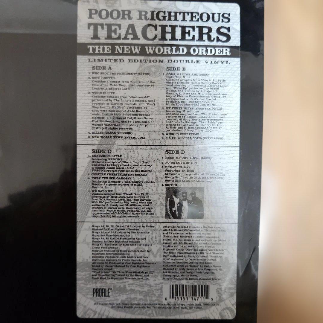 洋楽 Poor Righteous Teachers / The New World