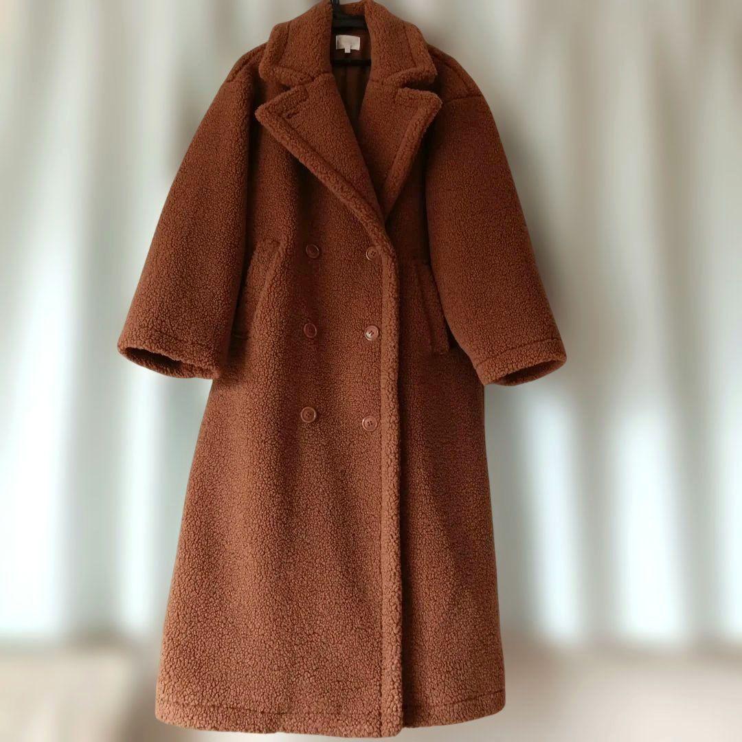 rienda　テディボア2WAYロングコート