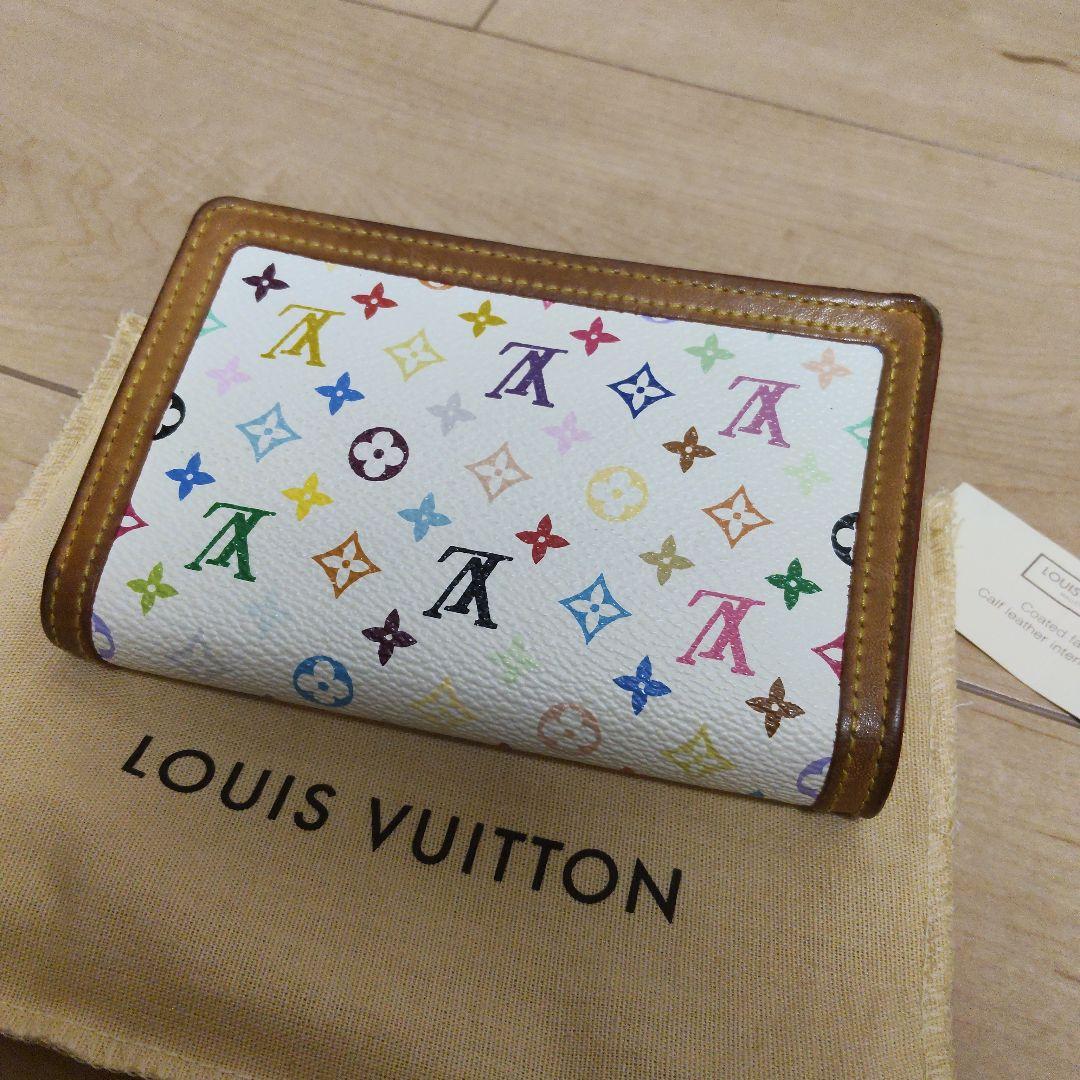 LOUIS VUITTON 二つ折り財布 モノグラム・マルチカラー　がま口