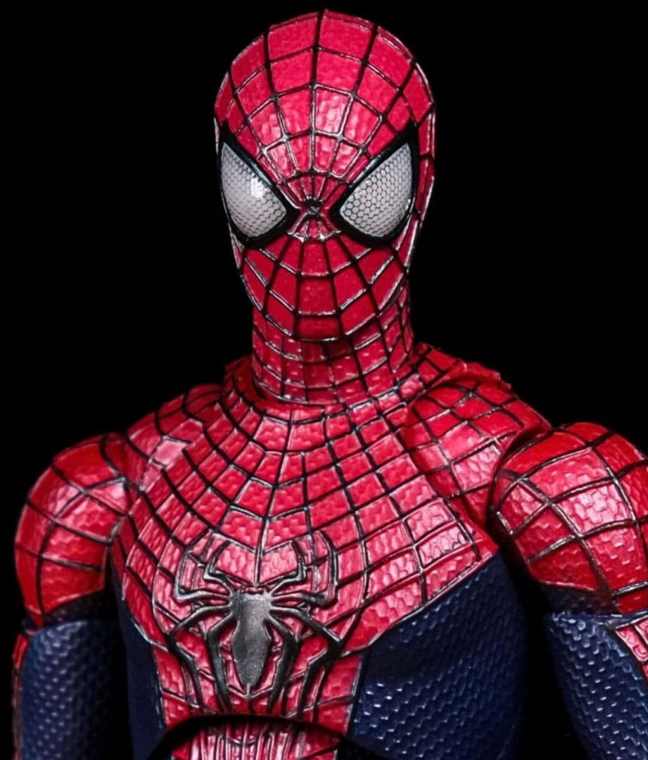 MAFEX アメイジングスパイダーマン ヘッドカスタム ヘキサゴンレンズホワイト