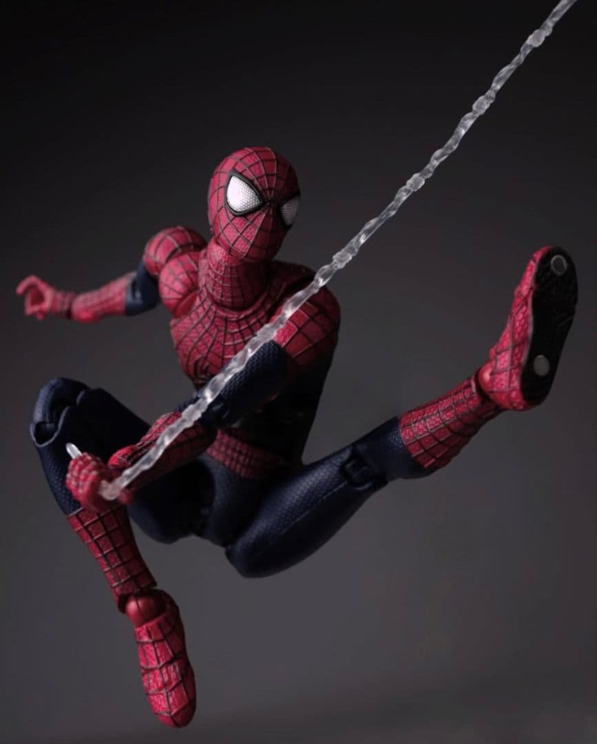 MAFEX アメイジングスパイダーマン ヘッドカスタム ヘキサゴンレンズホワイト