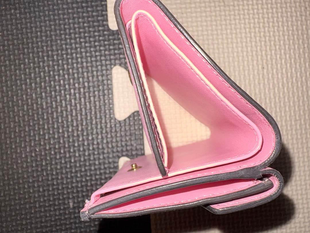 FENDI 三つ折り財布 ピンク/ブラウン