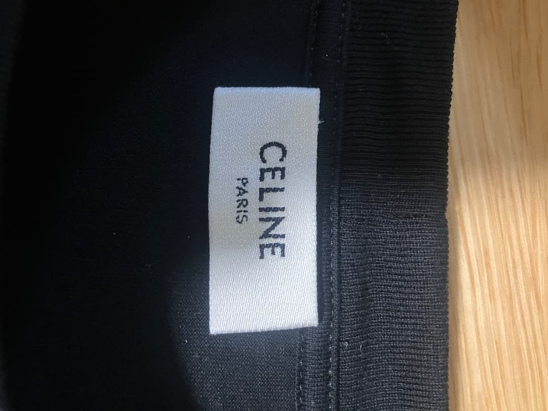 【美品】CELINE ブラック Tシャツ メンズ　サイズ：S