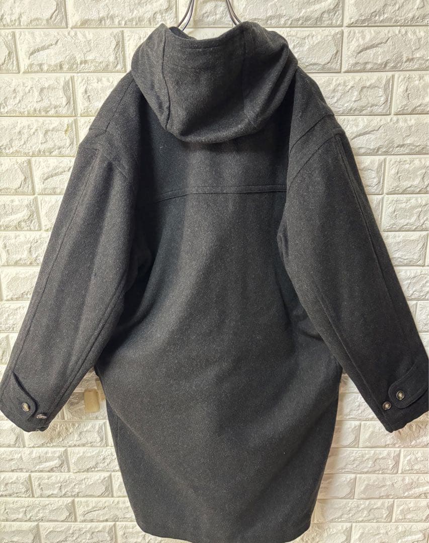 【LAND'S END】ランズエンド ダッフルコート ロング丈 ウール地