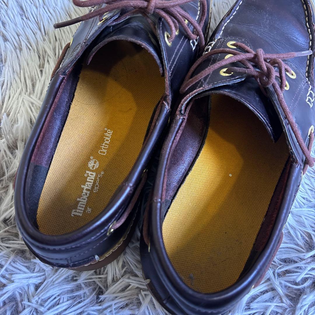 ティンバーランド デッキシューズ 3EYE 26.5cm モカシン