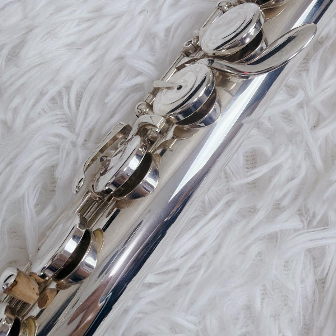 美品 Pearl Flute PF-525 フルート リッププレート銀製