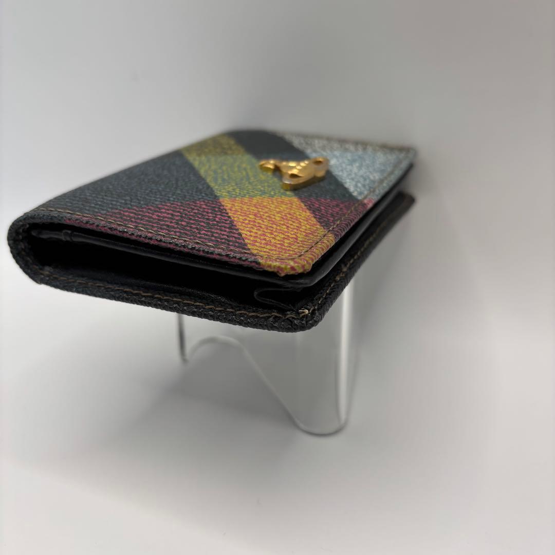 vivienne westwood 名刺入れ　カードケース　マルチカラーチェック