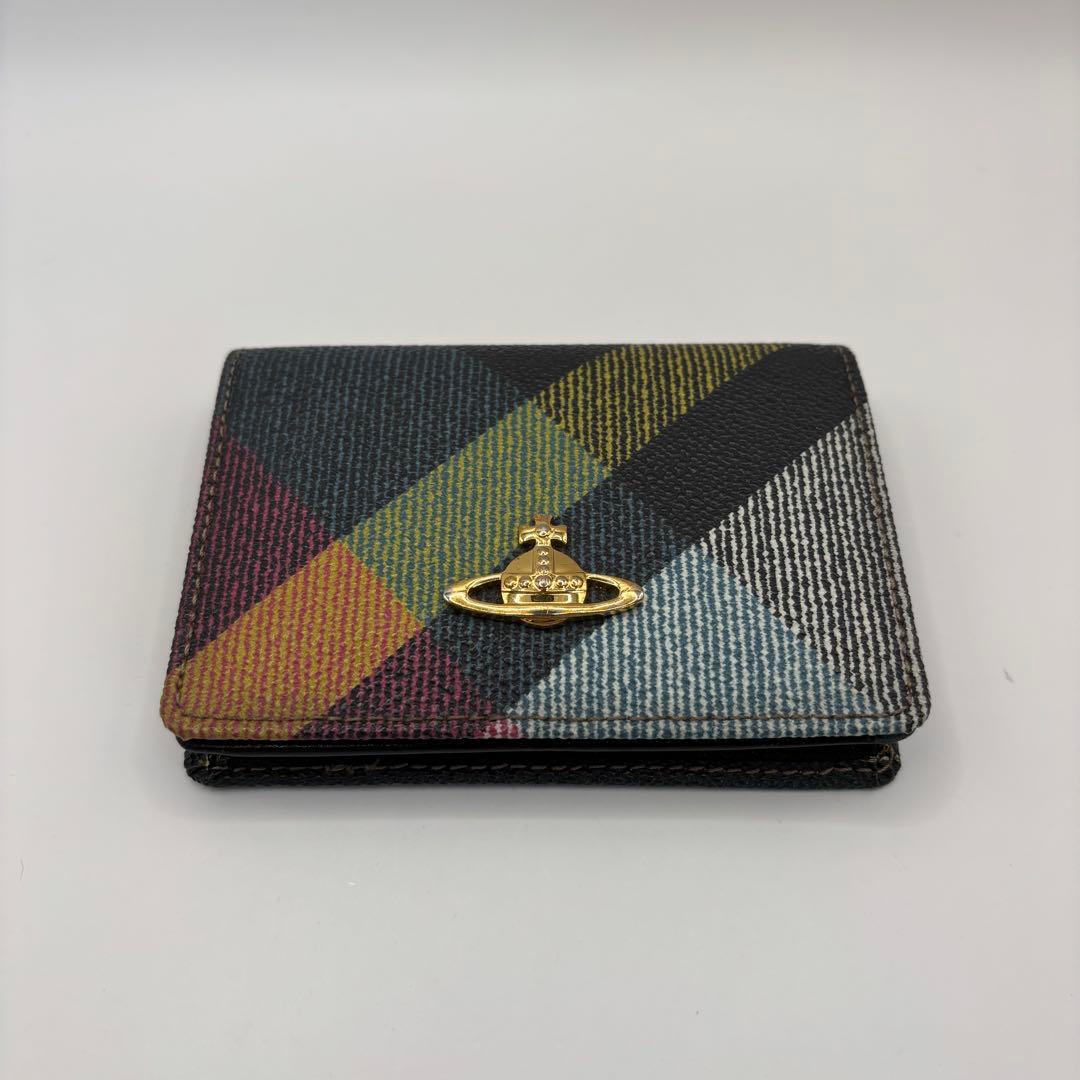 vivienne westwood 名刺入れ　カードケース　マルチカラーチェック