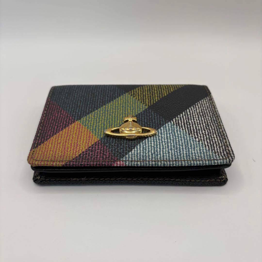 vivienne westwood 名刺入れ　カードケース　マルチカラーチェック