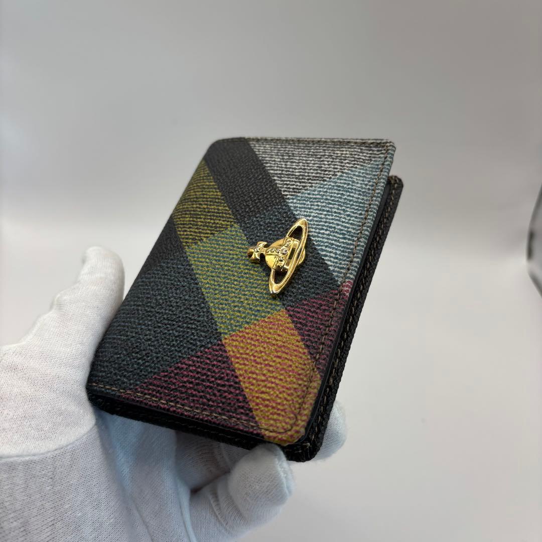 vivienne westwood 名刺入れ　カードケース　マルチカラーチェック