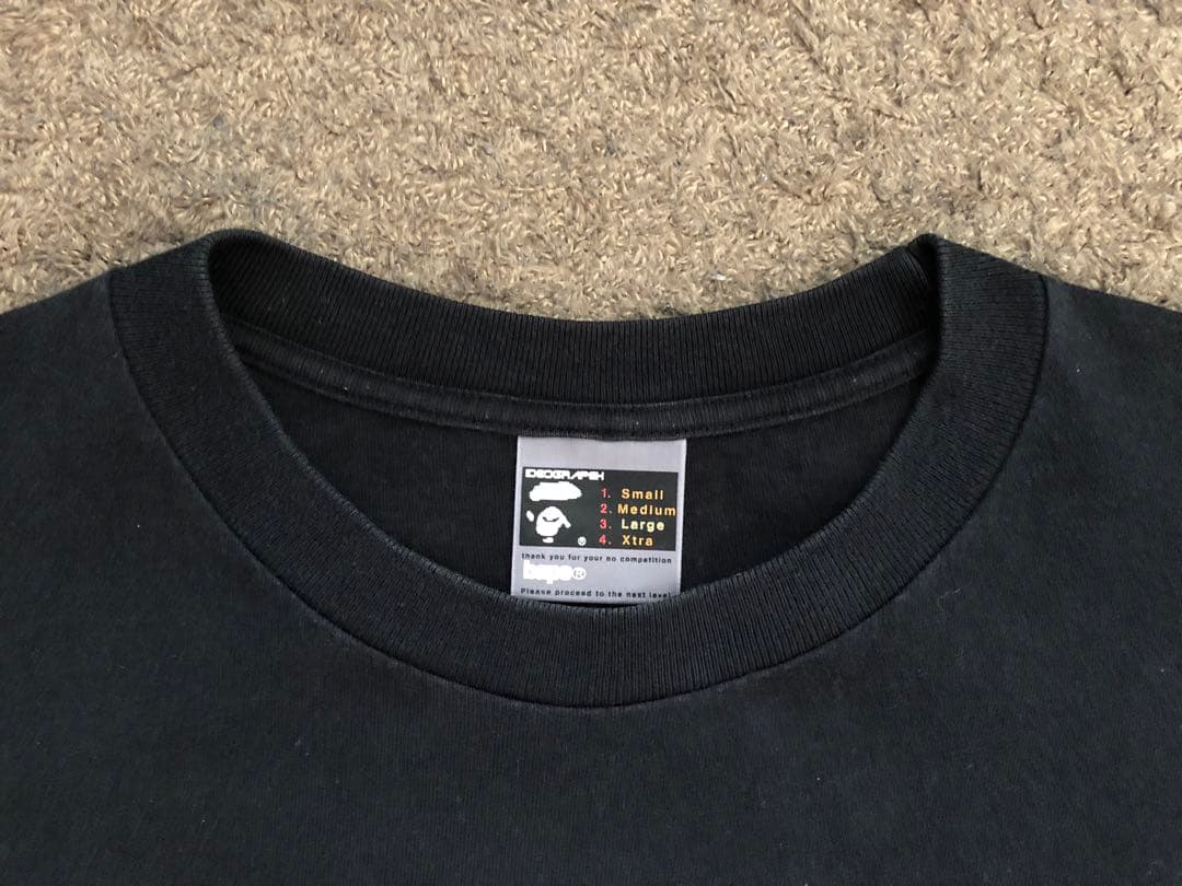 ★美品★A BATHING APE　Tシャツ　Lサイズ　APEヘッドカモ柄