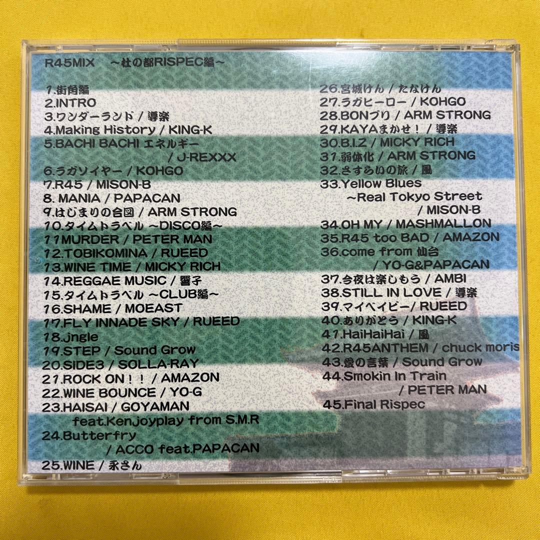 R45 MIX 杜の都RISPEC編 / レゲエ j-rexxx rueed