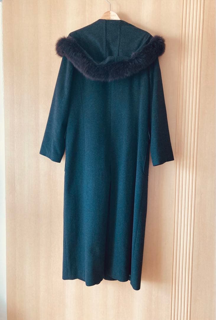 ジョセフィーヌ カシミヤロングコート ファー付き